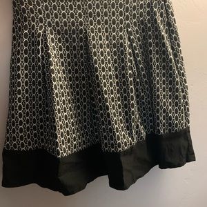 Black and white skirt